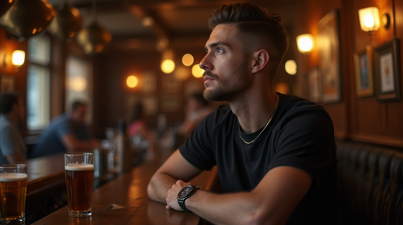 How do I control my alcohol intake man asks himself in manchester pub